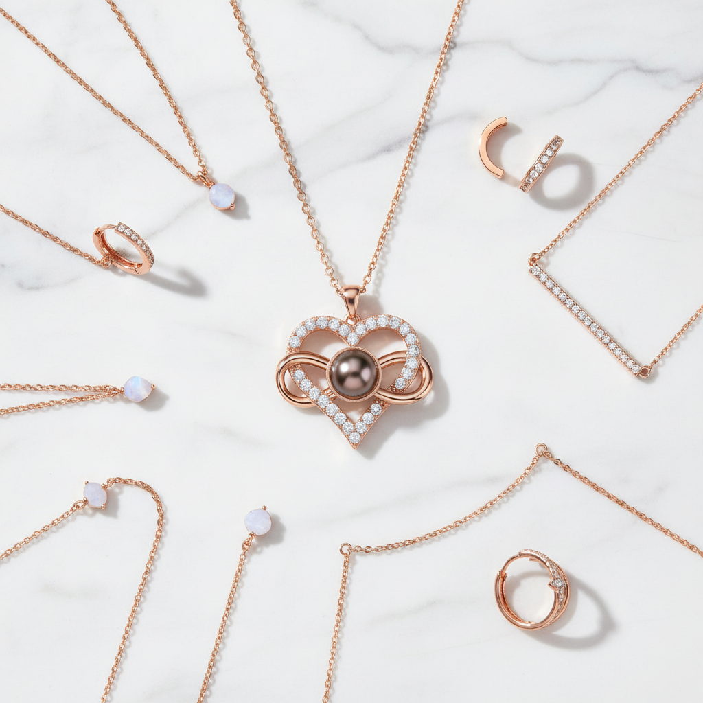 精美平铺叠戴图