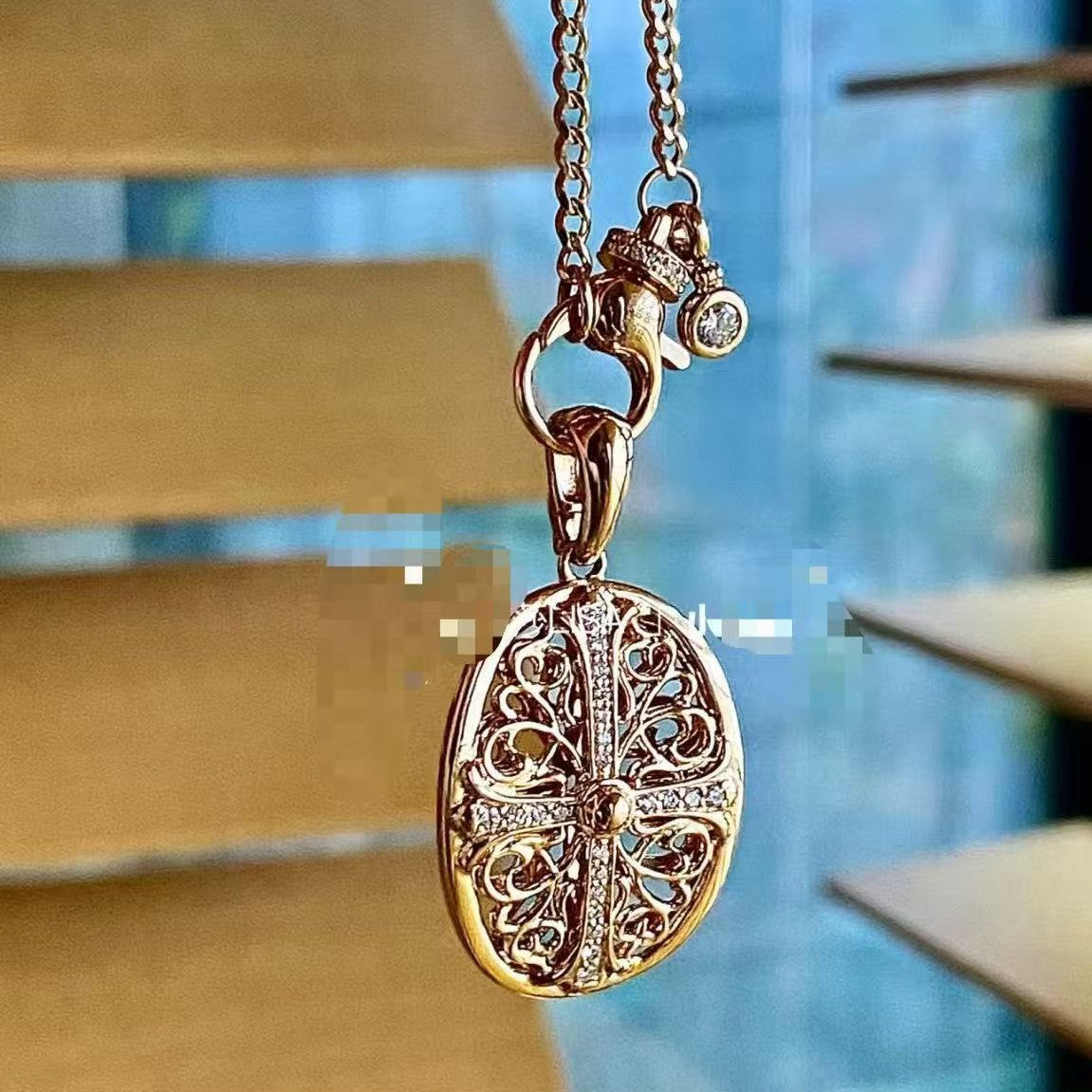 S925 Sterling Silver Cross Necklace - Minimalist Retro Design, Dainty Layering Chain