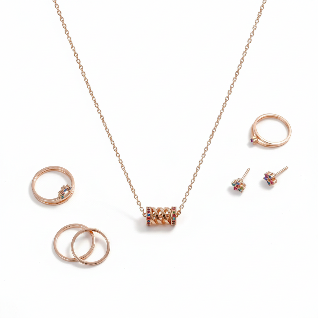 Flat Lay with Jewelry