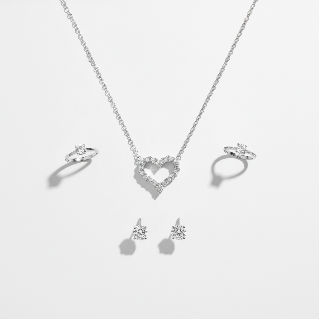 Flat Lay with Jewelry