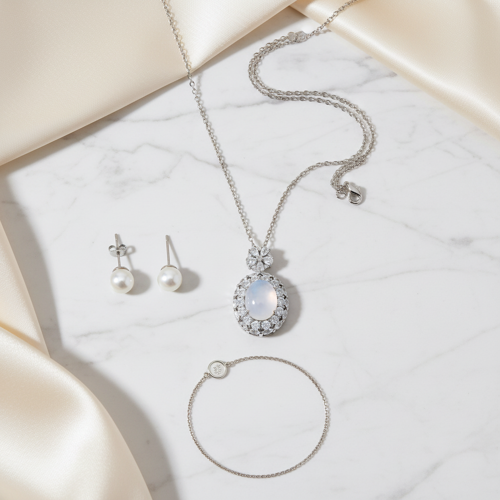 Jewelry Styling Flat Lay