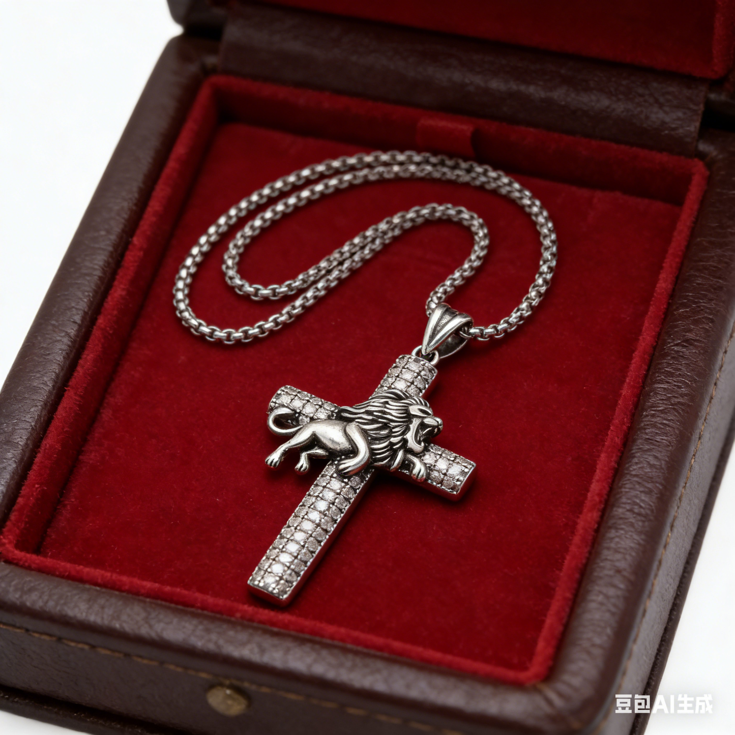 Black Lion Pendant Necklace - Bold Unisex Design