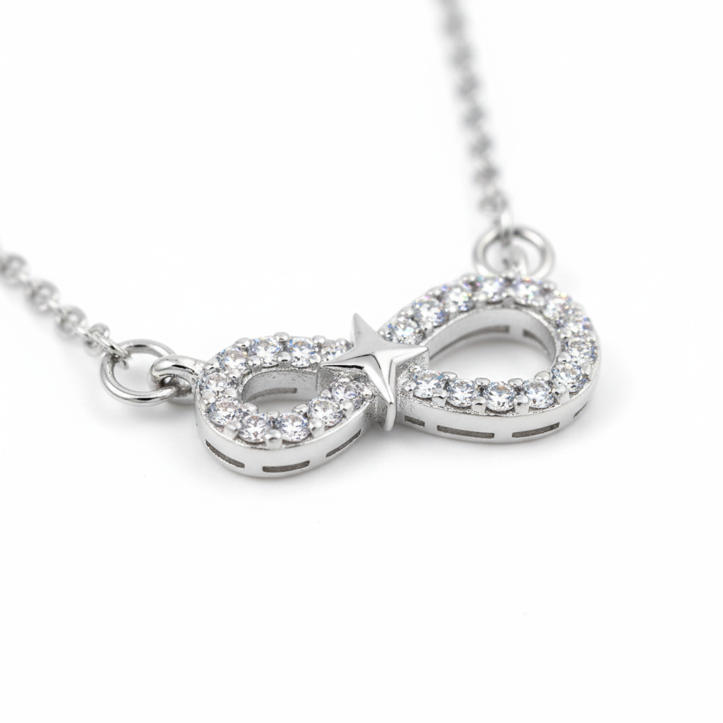 4. 细节近景图 - 水晶与金属质感（重新生成）