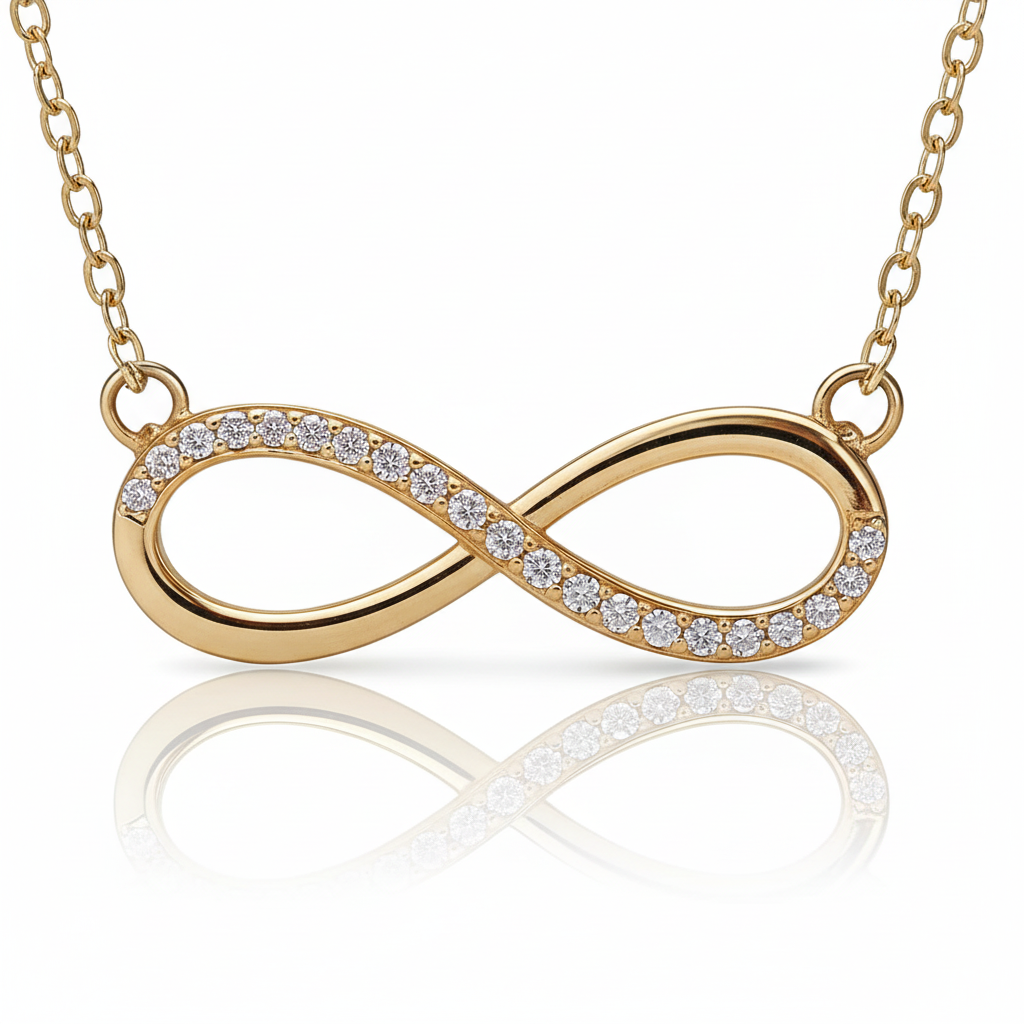 无限符号项链-细节特写