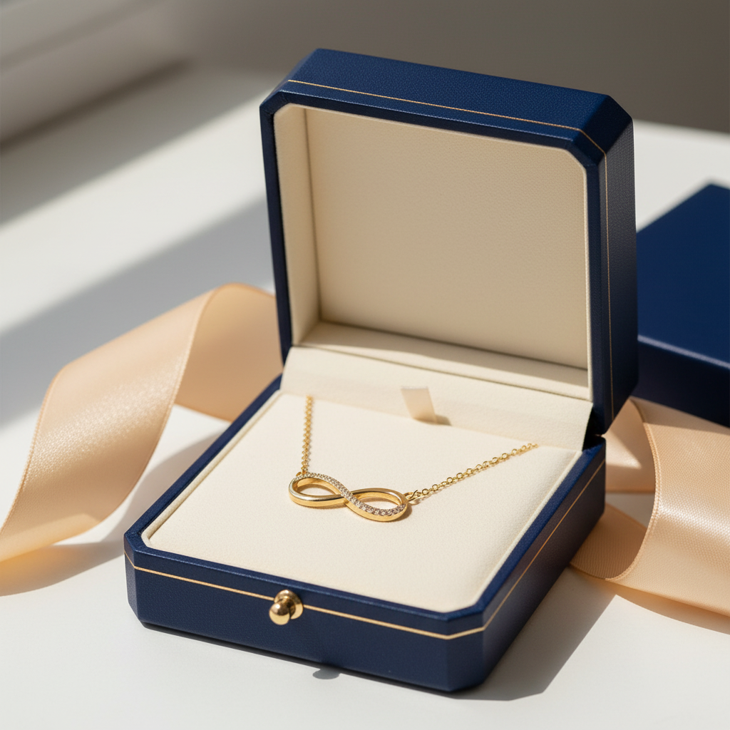 无限符号项链-礼盒包装