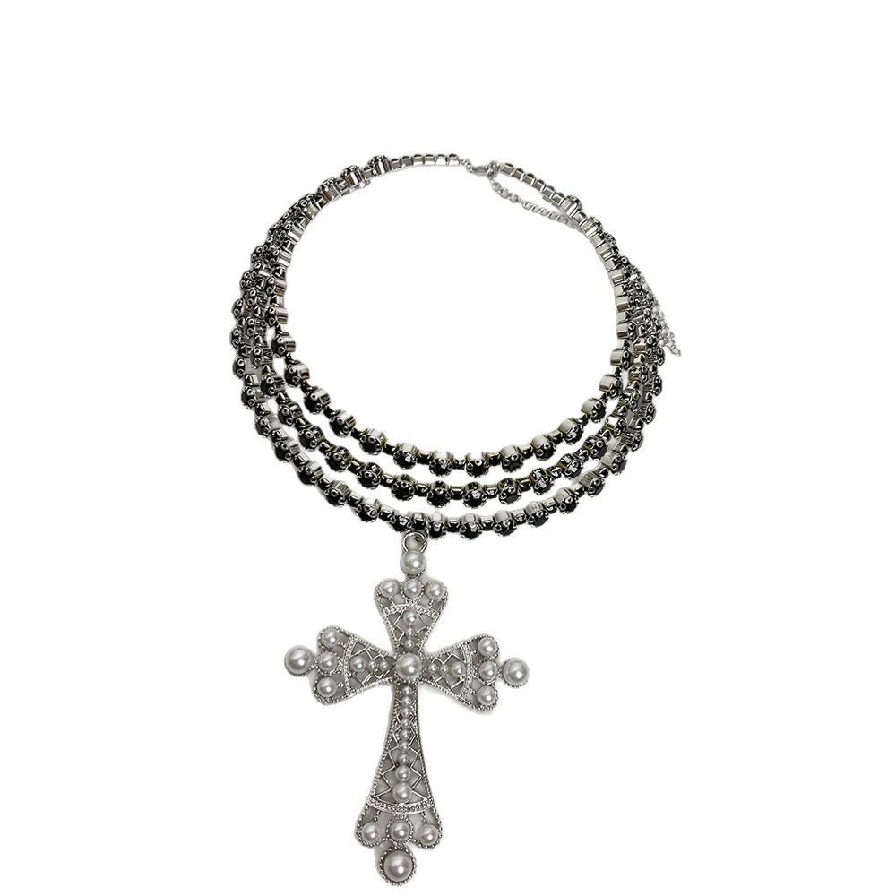 Star Rhinestone Choker Necklace - New Chinese Style