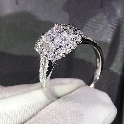 Ricady Jewel Women's Classic Micro-pavé Zircon Wedding Ring, Wish Bestseller Bridal Band
