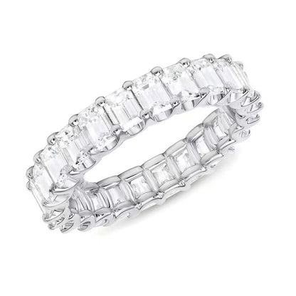 Diamond-like Zircon Full Pavé Ring for Women - Engagement & Proposal