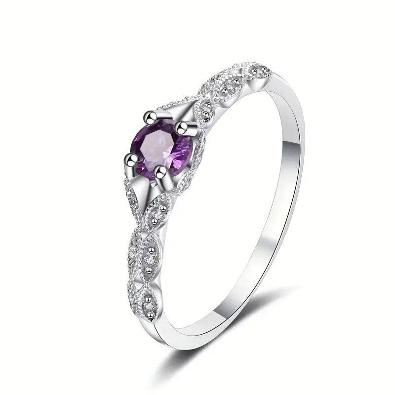 Ricady Jewel Women's Unique Luxury Minimalist Round Fashion Ring