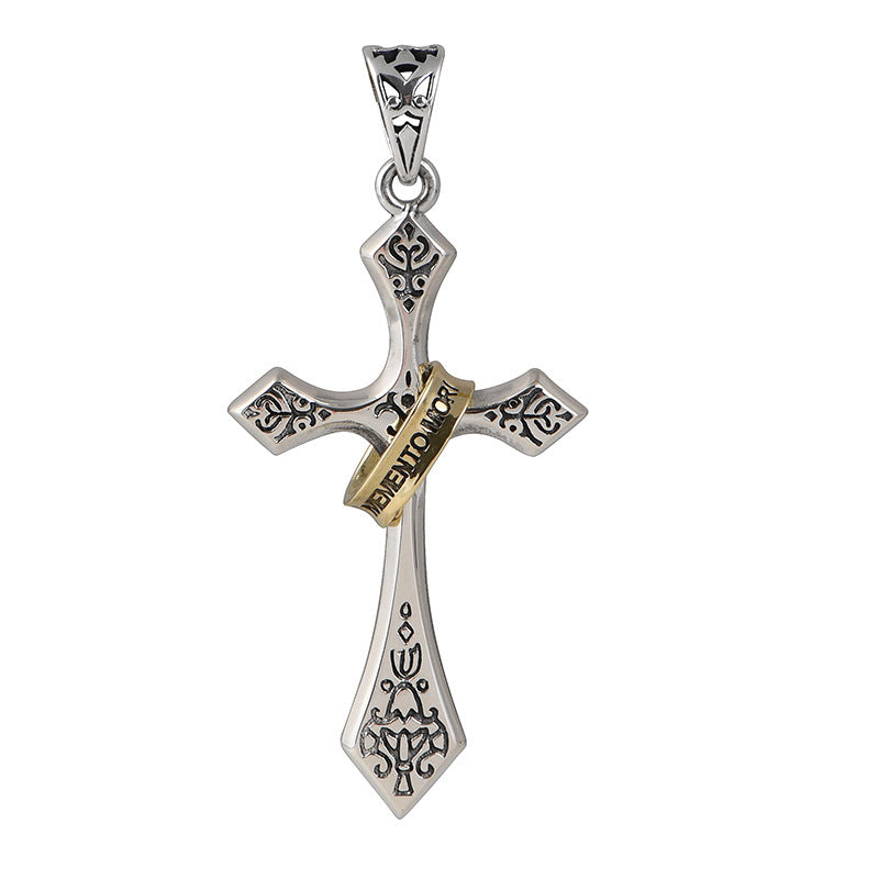 Vintage Cross Pendant in Copper - Multiple Chain Options