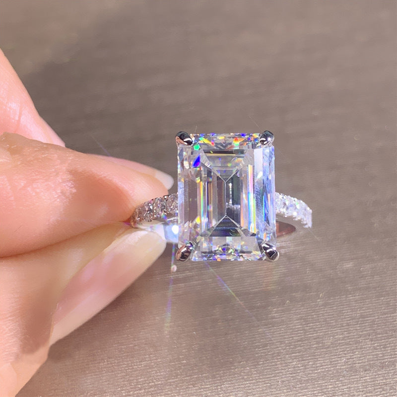 Ricady Jewel 10x12mm Princess Rectangle Simulated Diamond Ring