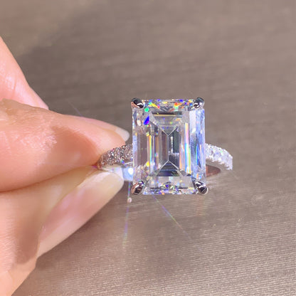 Ricady Jewel 10x12mm Princess Rectangle Simulated Diamond Ring