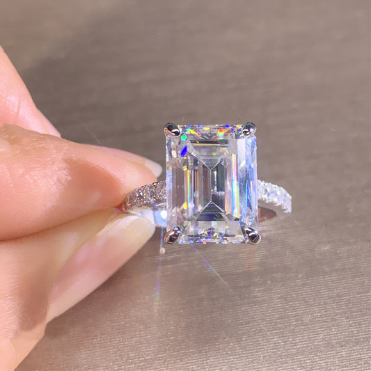 Ricady Jewel 10x12mm Princess Rectangle Simulated Diamond Ring