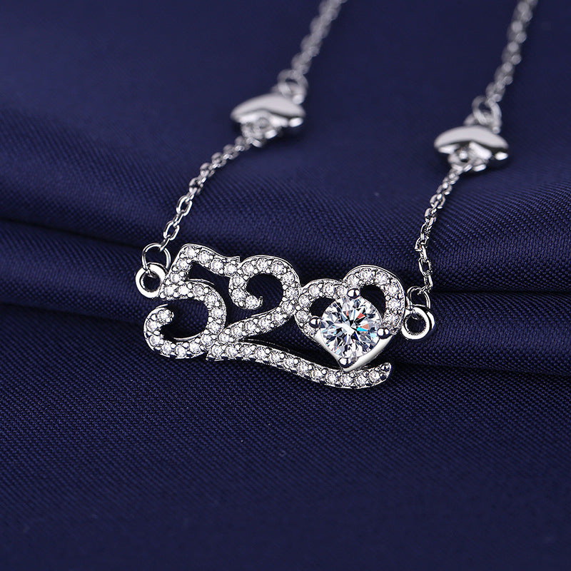 Heartbeat Love Bracelet for Women - Valentine's Day & Anniversary Dainty Collarbone Chain Jewelry