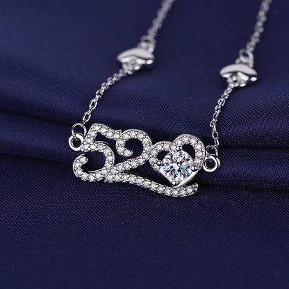 Heartbeat Love Bracelet for Women - Valentine's Day & Anniversary Dainty Collarbone Chain Jewelry