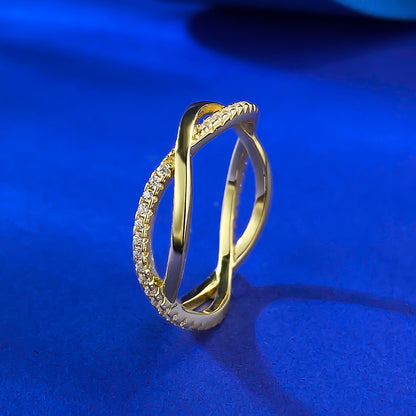 925 Silver Wrapped Ring | Ins Style EU/US Design