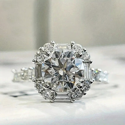 Ricady Jewel Dainty Pavé Zircon Ring - Fairycore Ins Style Luxury