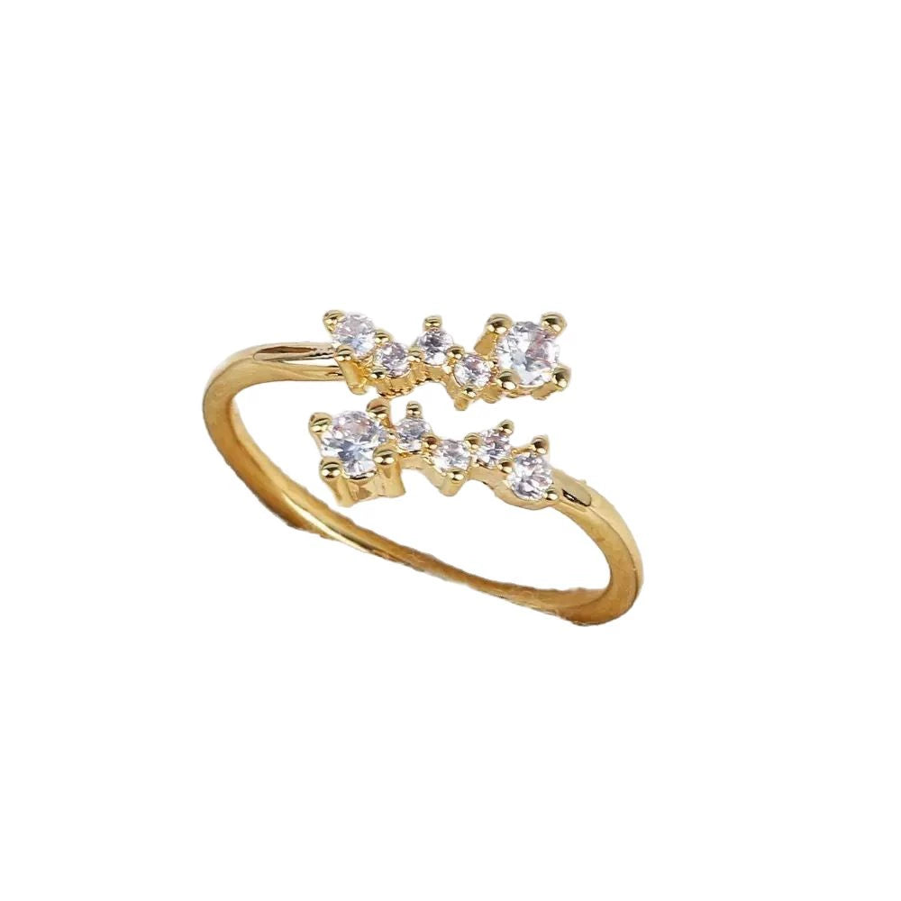 Luxury Zircon Pave Ring - Women's Minimalist Fashion Statement Jewelry