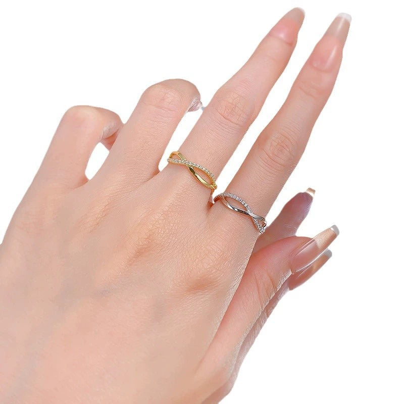 925 Silver Wrapped Ring | Ins Style EU/US Design