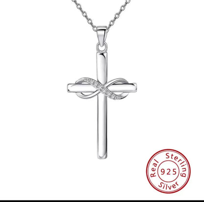 Layered Oval Geometric Necklace in 925 Sterling Silver