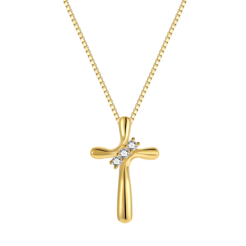 Punk & Elegant S925 Silver Wrapped Heart Cross Necklace - Unisex Choker