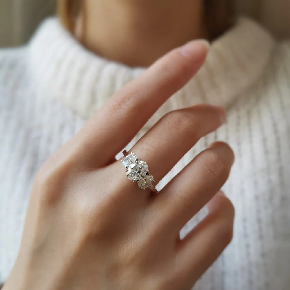 Bold Statement Diamond Ring - Luxury Modern Style