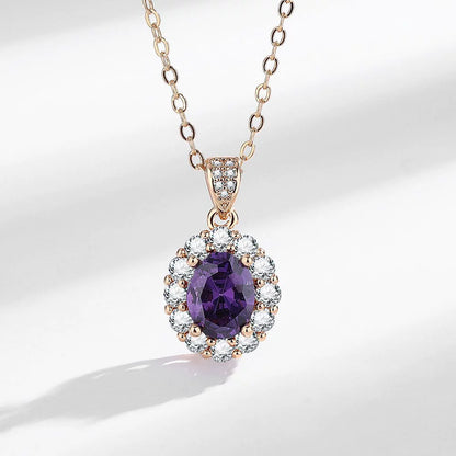 Ricady Jewel Minimalist Oval Jewelry Set for Women, Elegant 3-Piece Everyday Luxury Set