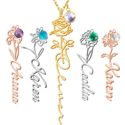 Personalizable Custom Letter Pendant Necklace in 925 Sterling Silver