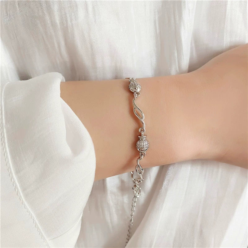 Fish Chain Bracelet in Sterling Silver for Women — Everyday Flow