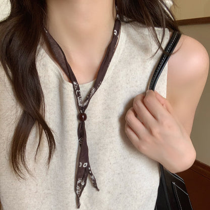 Maillard Aesthetic Acrylic Pendant Sweater Necklace - 50+ Styles