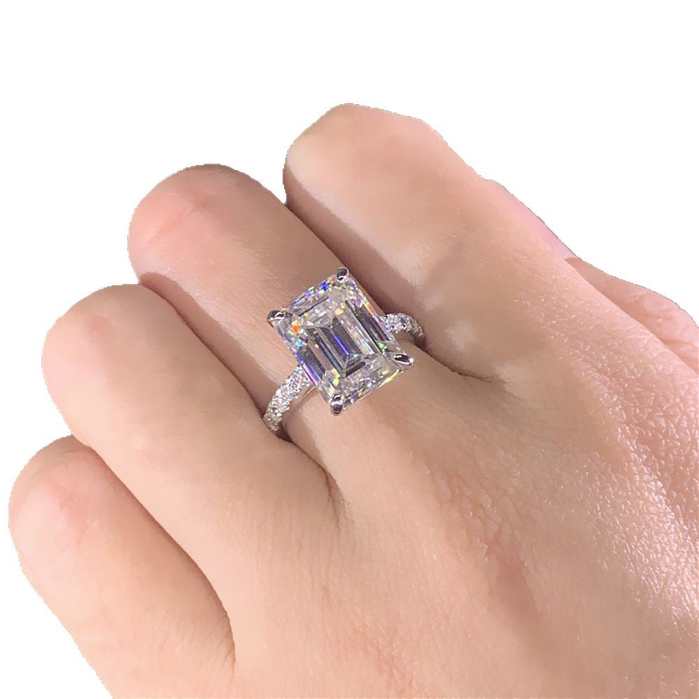 Ricady Jewel 10x12mm Princess Rectangle Simulated Diamond Ring