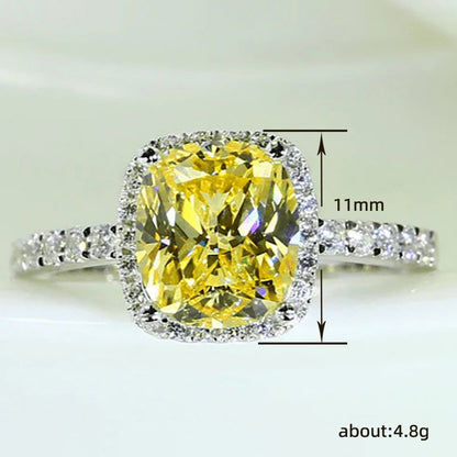 Ricady Jewel Bridal Simulated Diamond Zircon Engagement Ring