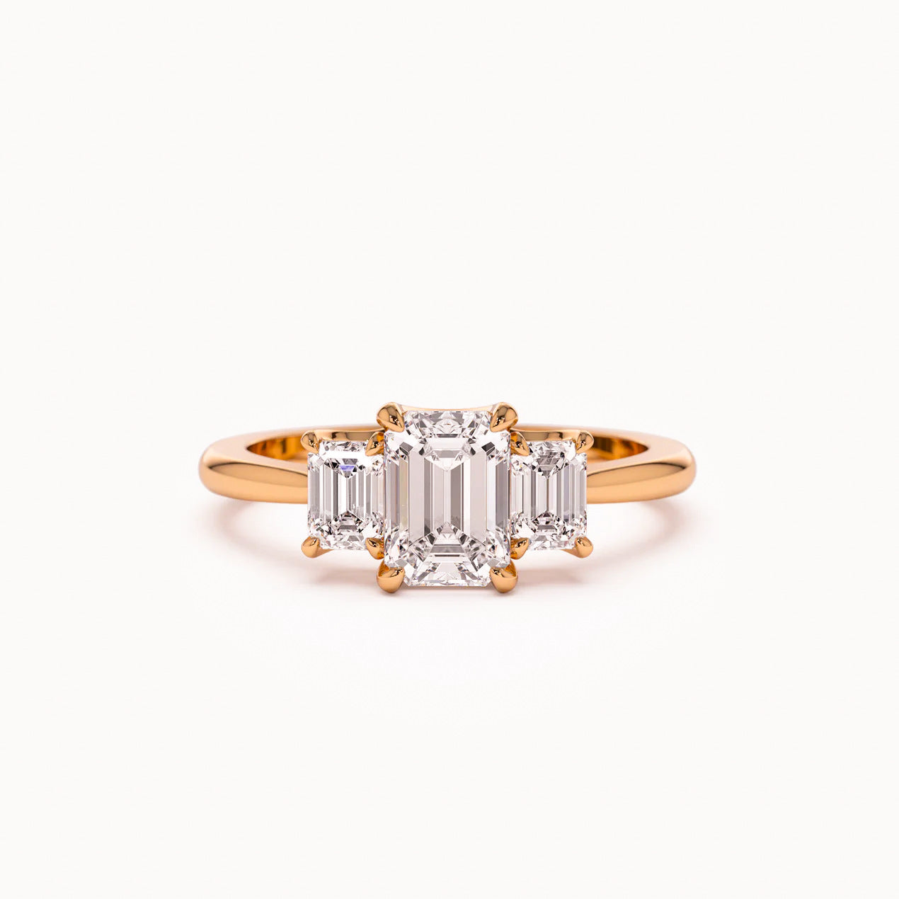 Ricady Jewel – Elegant Faceted Cubic Zirconia Promise Ring for Women, Minimalist Sparkle Engagement Band