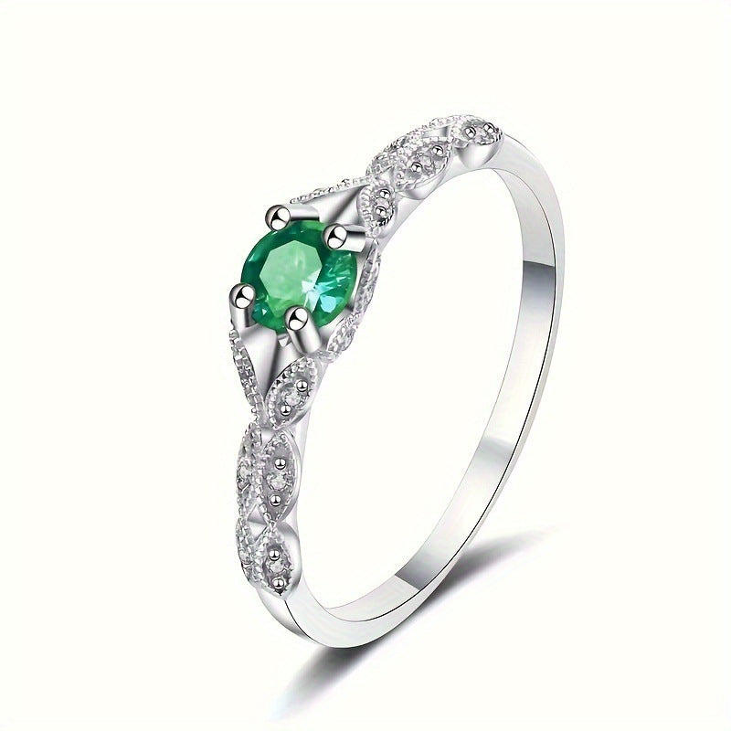 Ricady Jewel Women's Unique Luxury Minimalist Round Fashion Ring
