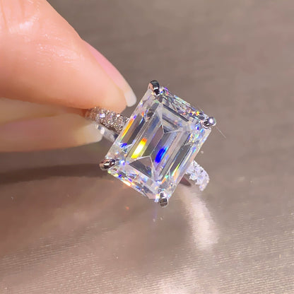 Ricady Jewel 10x12mm Princess Rectangle Simulated Diamond Ring