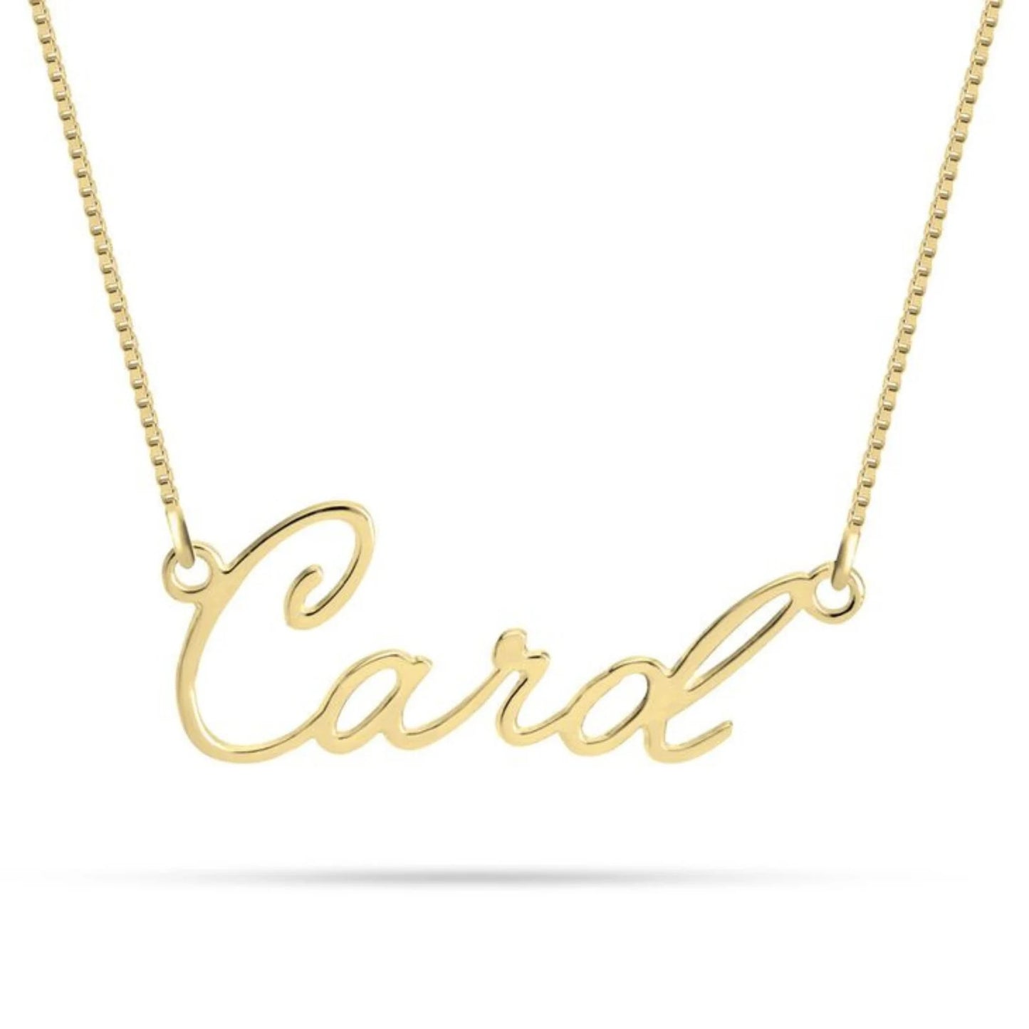 Layering Chain Necklace in 925 Sterling Silver - Customizable Name Letter Necklace