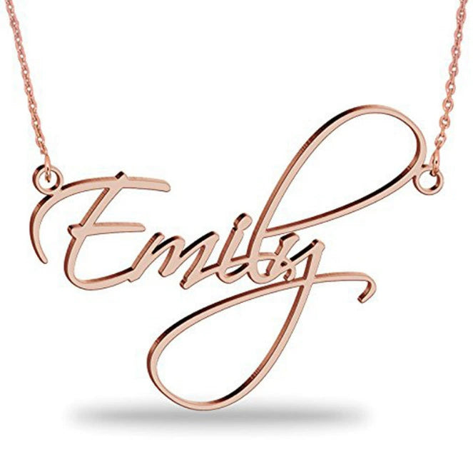 Personalizable XOXO Letter Pendant Necklace with Diamond Accents in 925 Sterling Silver