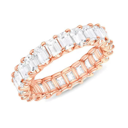 Diamond-like Zircon Full Pavé Ring for Women - Engagement & Proposal