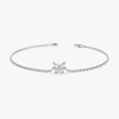 Butterfly Chain Bracelet in Sterling Silver for Women — Everyday Freedom