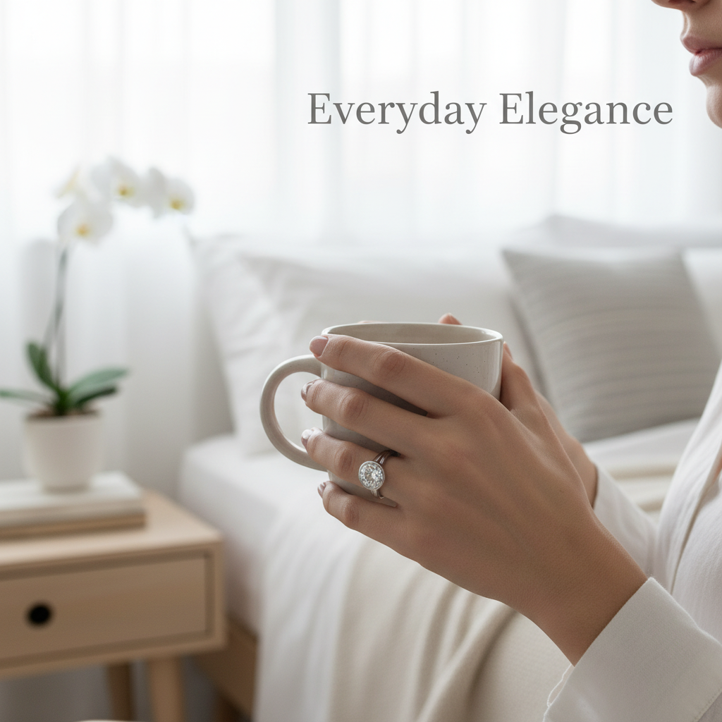 Bezel ring emotional shot