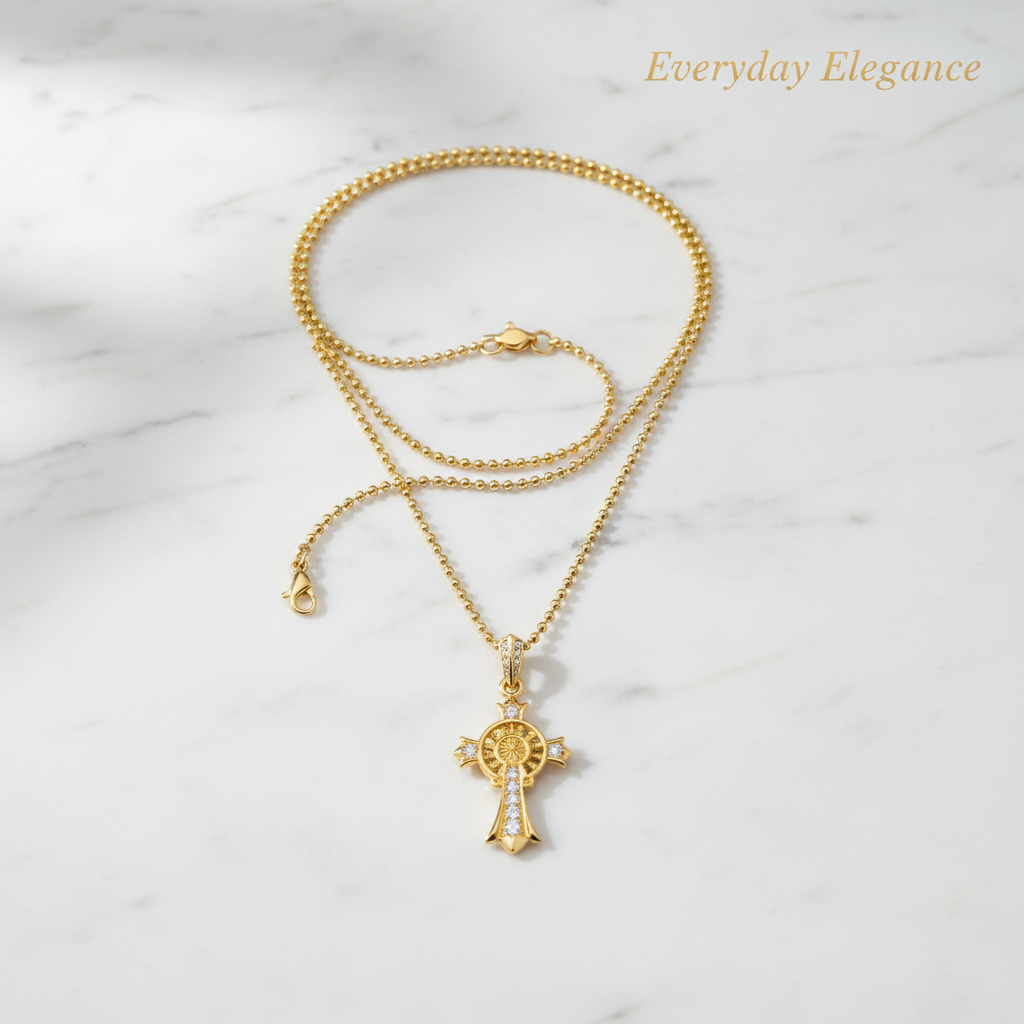 Complete chain flat lay with text