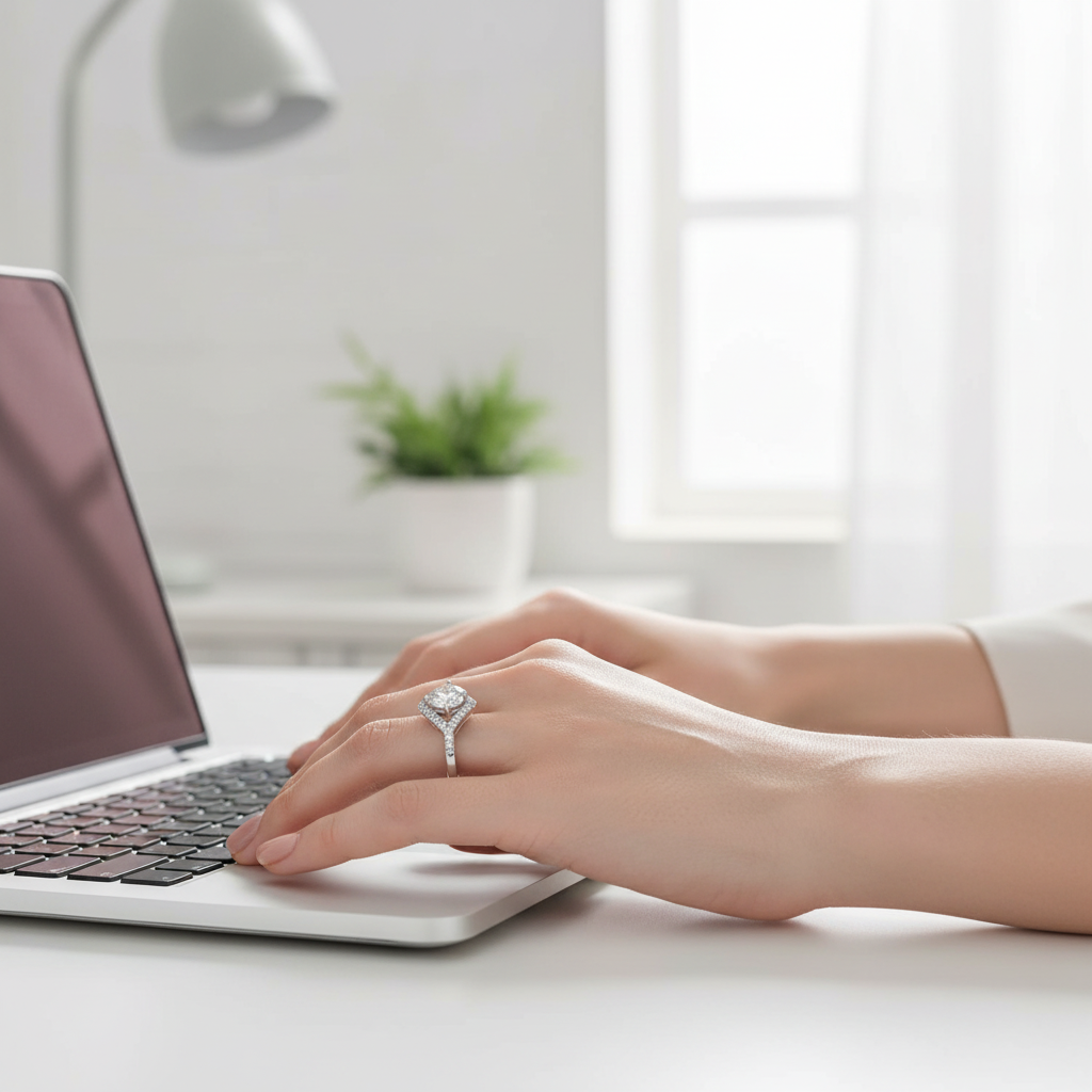 Crown Halo Ring - Lifestyle Work