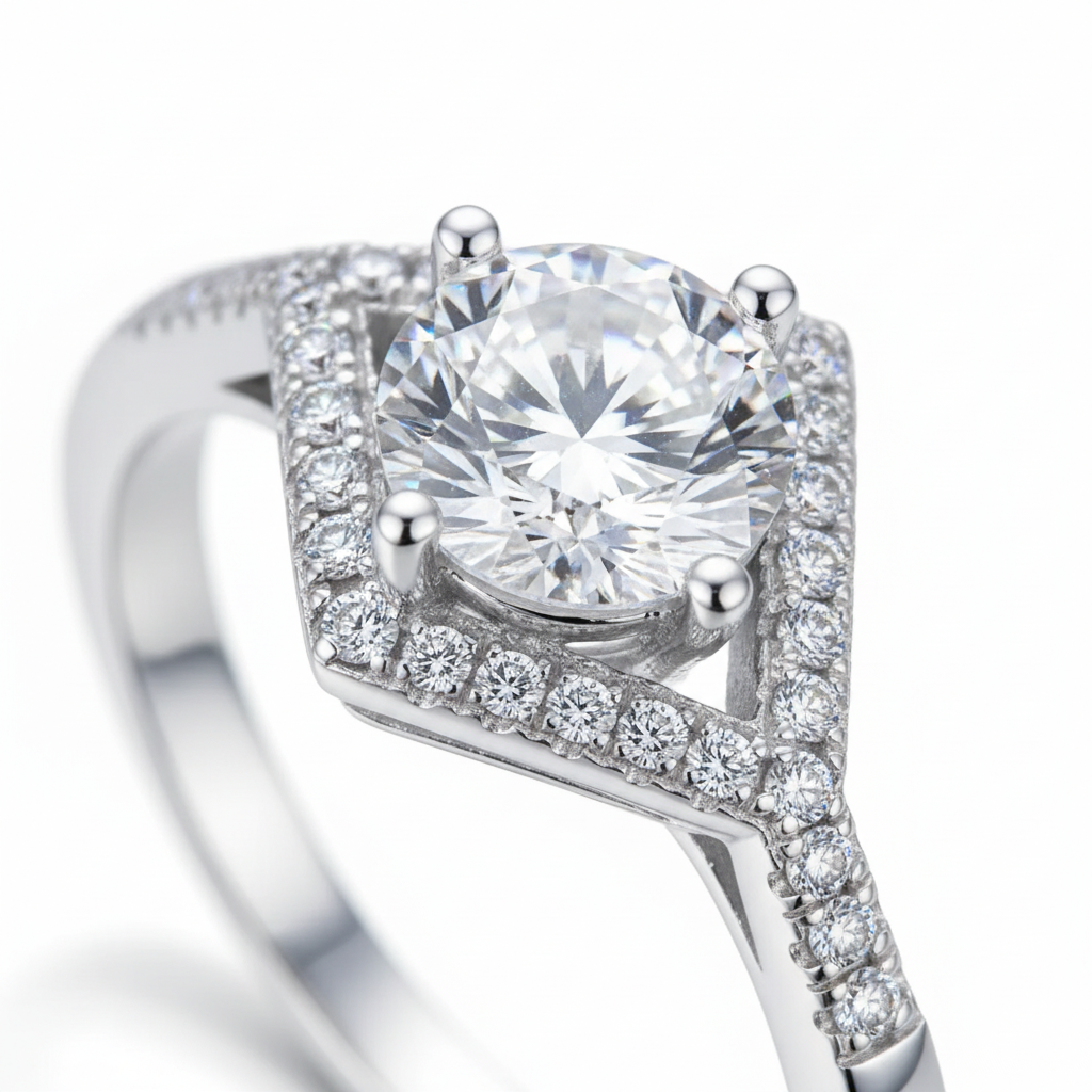 Crown Halo Ring - Macro Detail