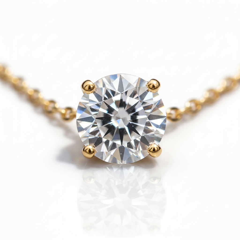 Detail - Moissanite Stone Facets