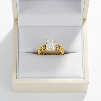 Emerald Cut Ring - Gift Box