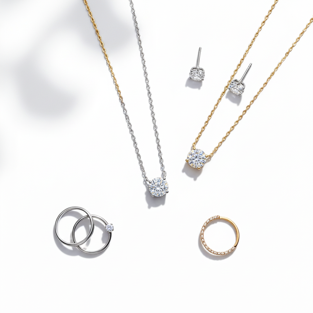 Flat Lay with Jewelry