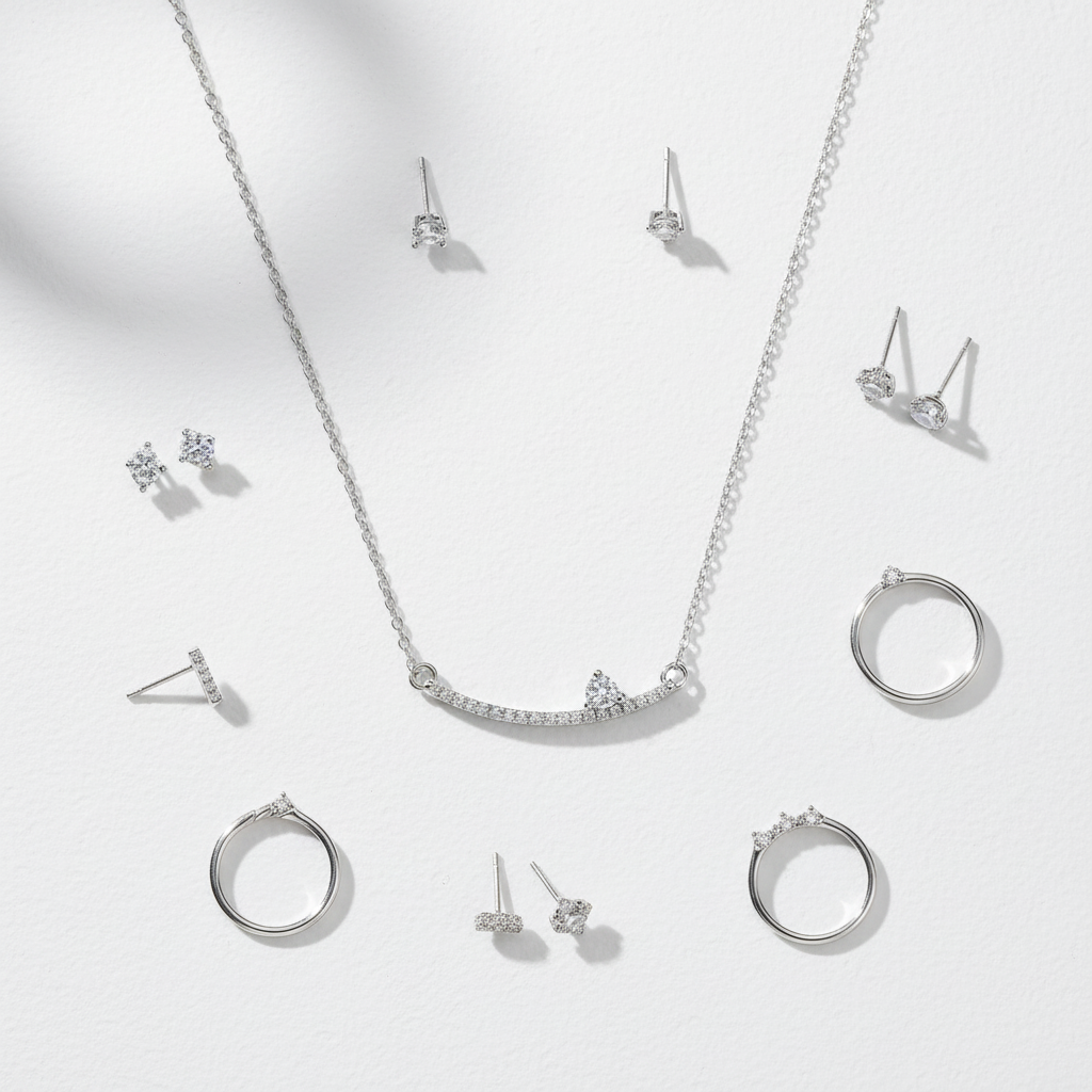 Flat Lay with Jewelry