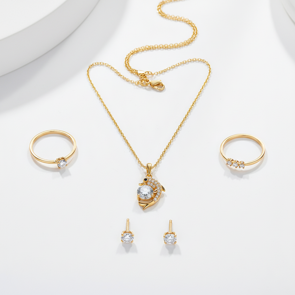 Flat Lay with Jewelry