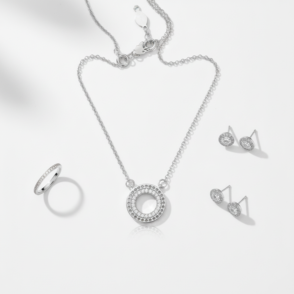 Flat Lay with Jewelry