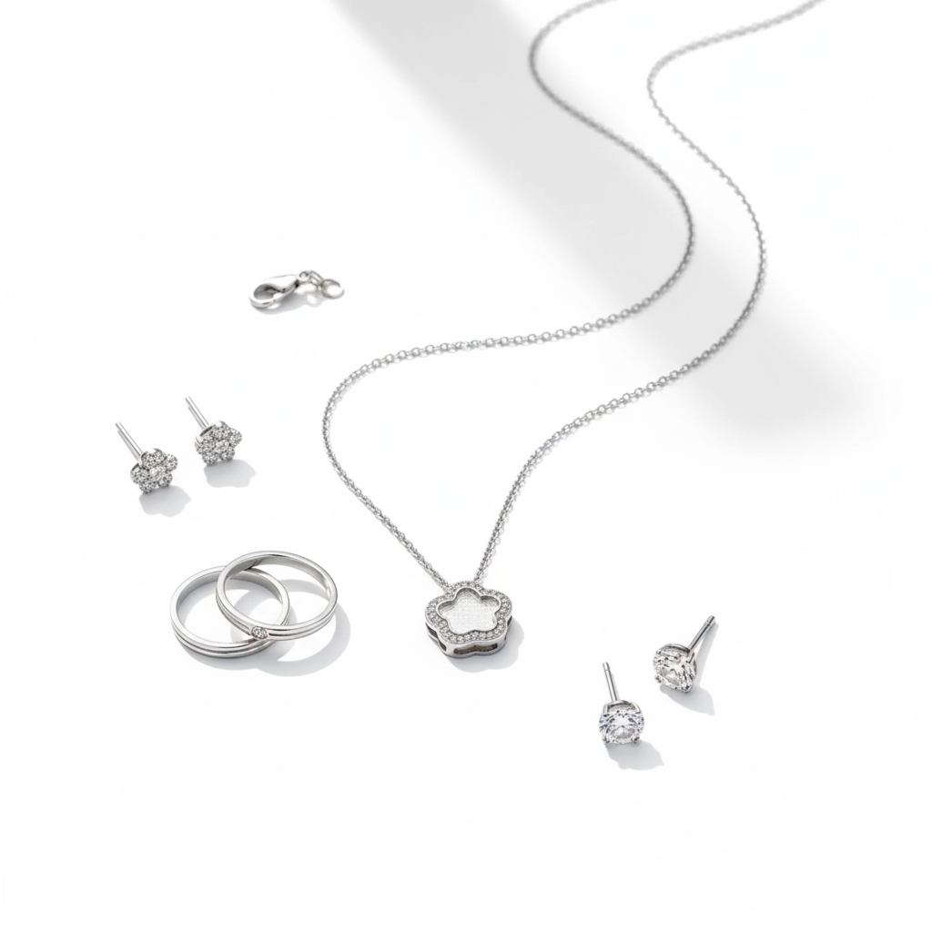 Flat Lay with Jewelry